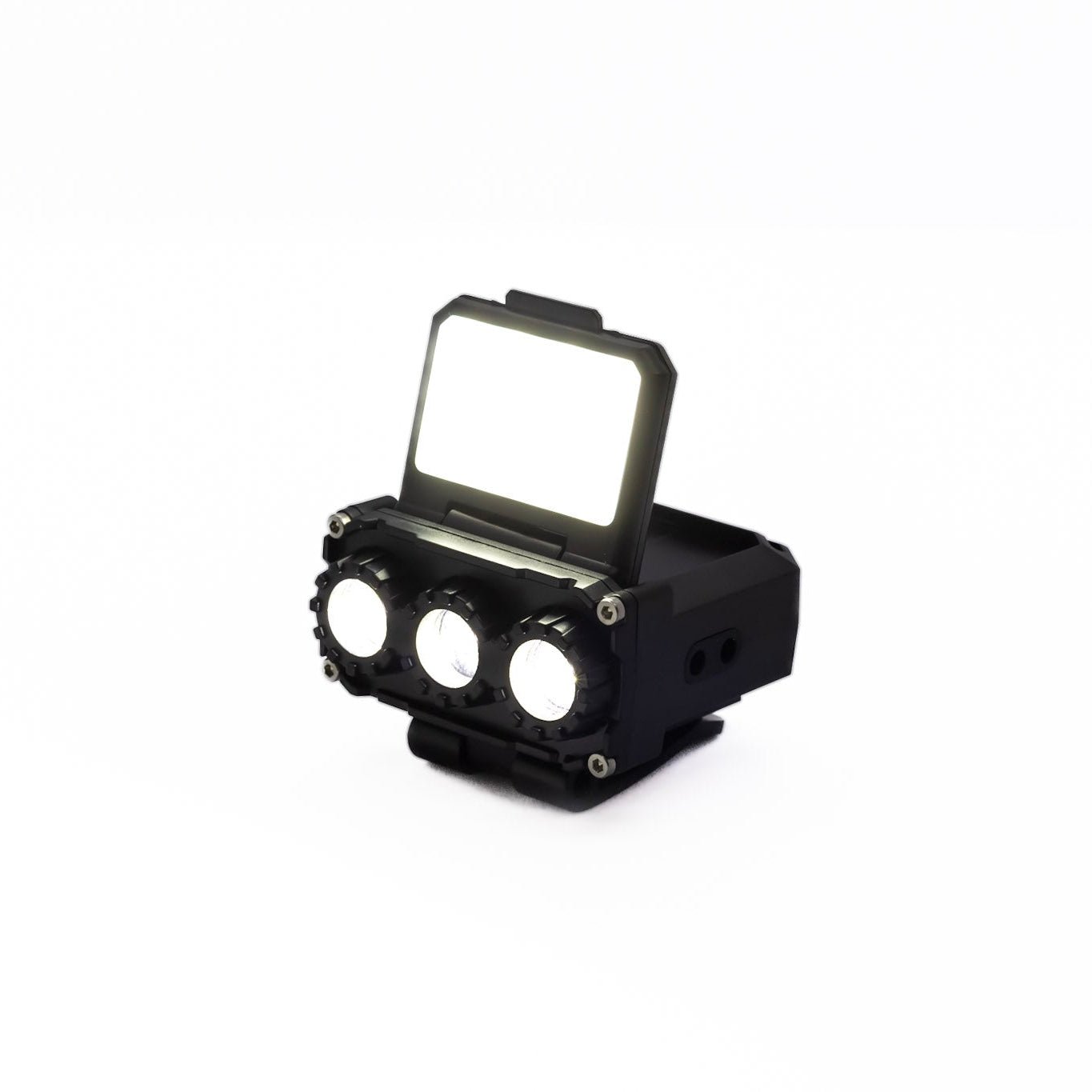 GLOWFOX nabíjecí čelovka Headmax cap s červeným světlem - Glowfox.cz