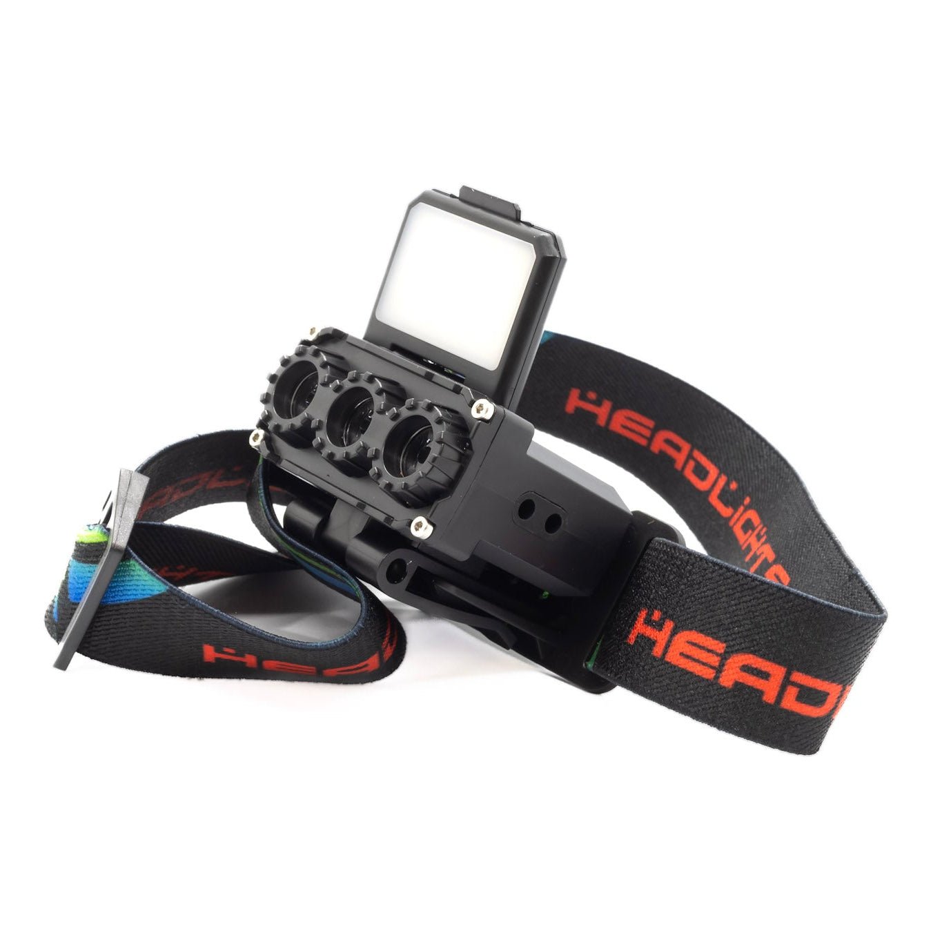 GLOWFOX nabíjecí čelovka Headmax cap s červeným světlem - Glowfox.cz