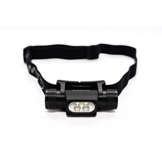 GLOWFOX nabíjecí led čelovka Headpro - 3400 mAh - Glowfox.cz